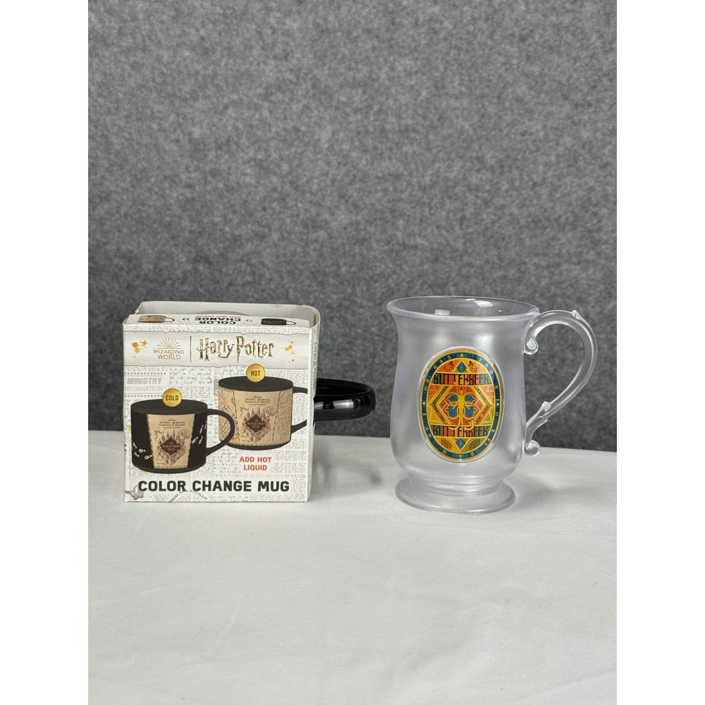 Harry Potter Marauder's Map Color Change Mug & Butterbeer Frosted Tankard Set